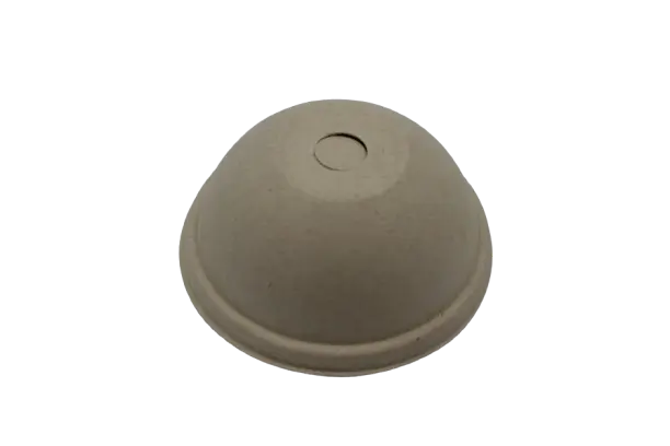 Bagasse Dome Lid w/ Straw Hole (50pcs/pack)