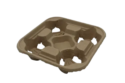 [ENO0CH4] Bagasse Cup Holder 4 Slots